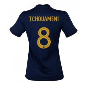 Lacne Ženy Futbalové dres Francúzsko Aurelien Tchouameni #8 MS 2022 Krátky Rukáv - Domáci